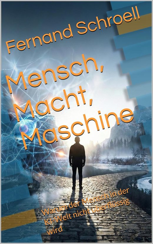 Buchcover „Mensch, Macht, Maschine“, bei Amazon ansehen