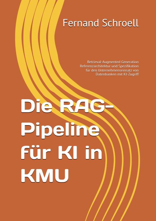 Buchcover „Die RAG-Pipeline für KI in KMU“, bei Amazon ansehen